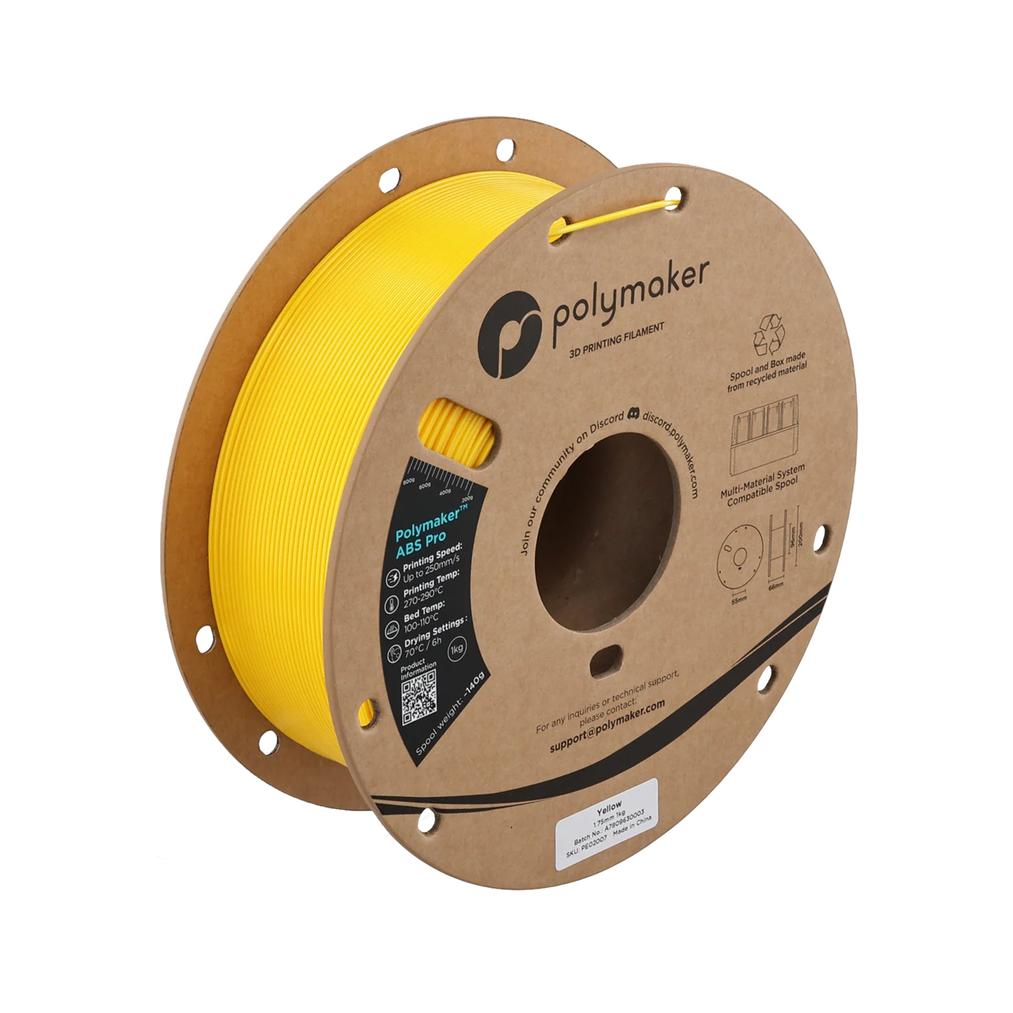 Polymaker ABS Pro 1.75mm Filament 1kg