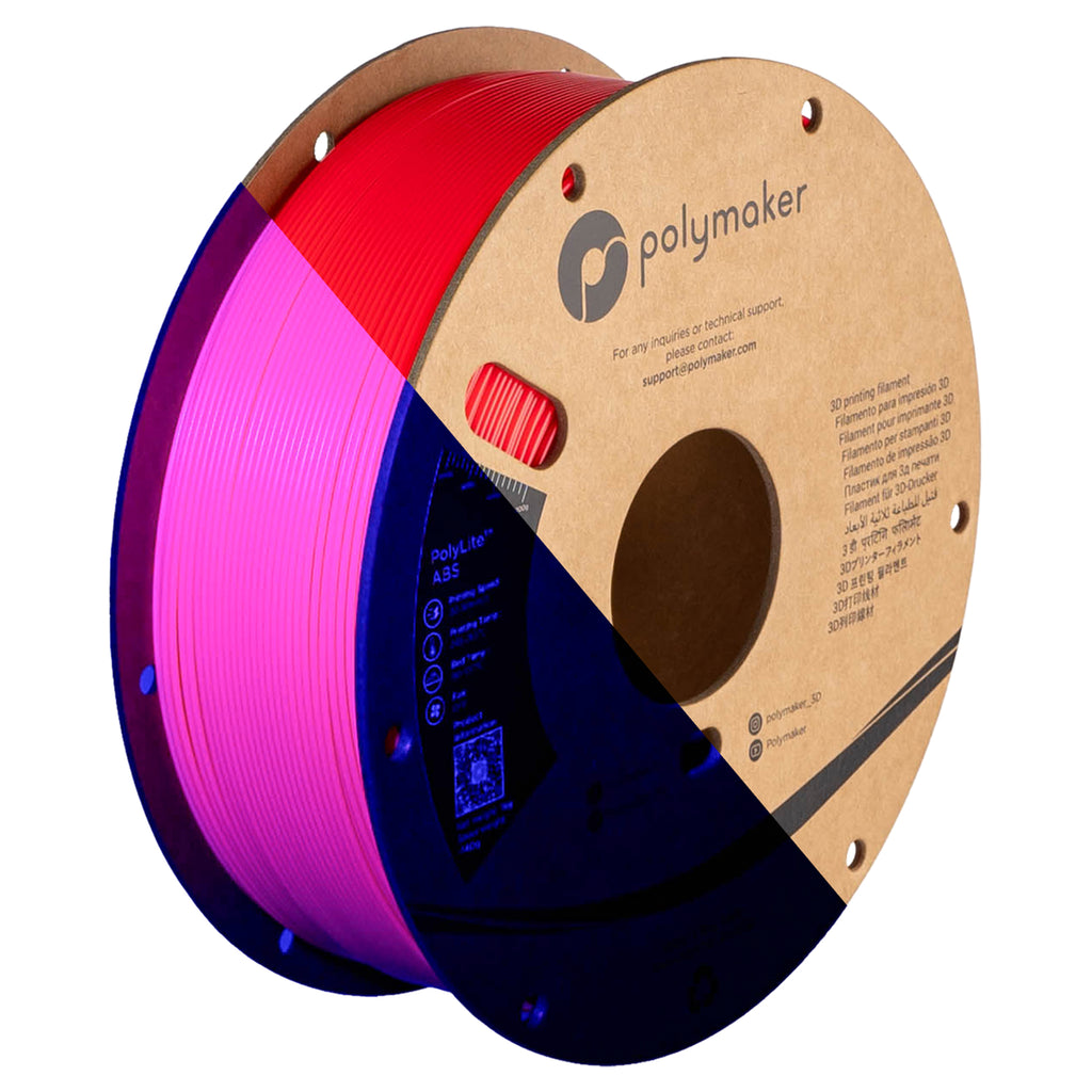 Polymaker PolyLite Neon ABS 1.75mm Filament 1kg