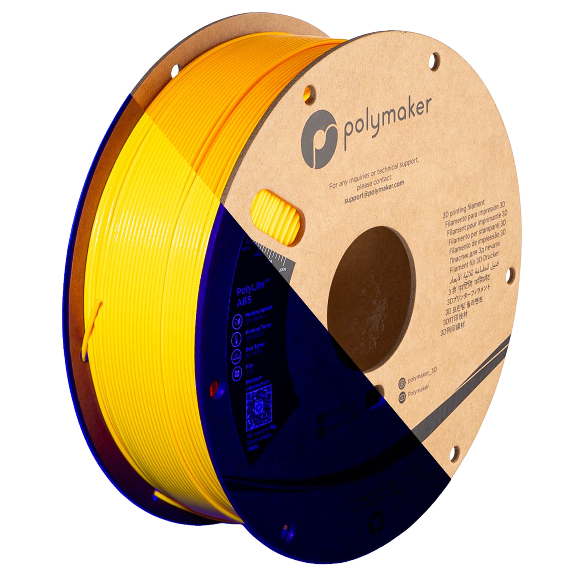 Polymaker PolyLite Neon ABS 1.75mm Filament 1kg
