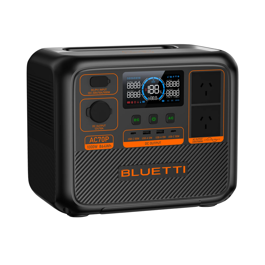 Bluetti AC70P Portable Power Station 1000W 864Wh