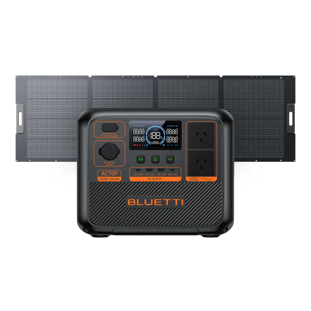 Bluetti AC70P Portable Power Station 1000W 864Wh
