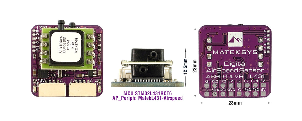 Matek Digital Airspeed Sensor ASPD-DLVR (CAN BUS)