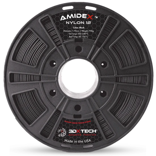 3DXTech AmideX™ Nylon 12 1.75mm Filament 750g