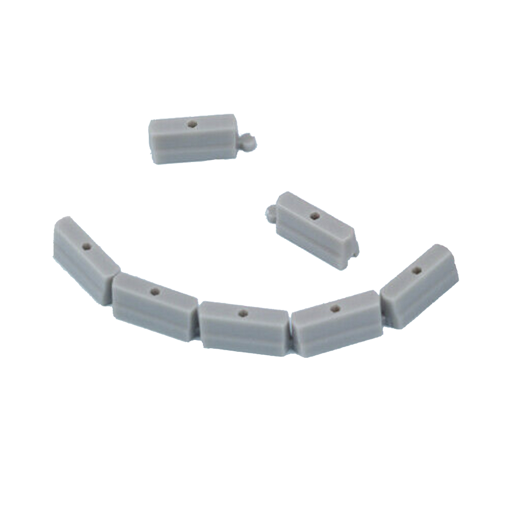 Turbo Racing Grey Cement Guardrail 50pc