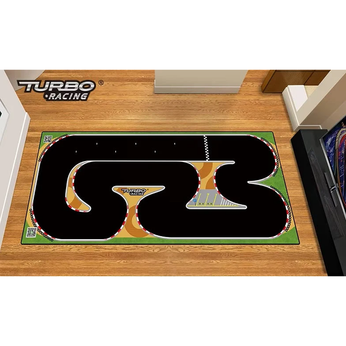 Turbo Racing 1:76 Racing Car Track Mat 1800x800mm