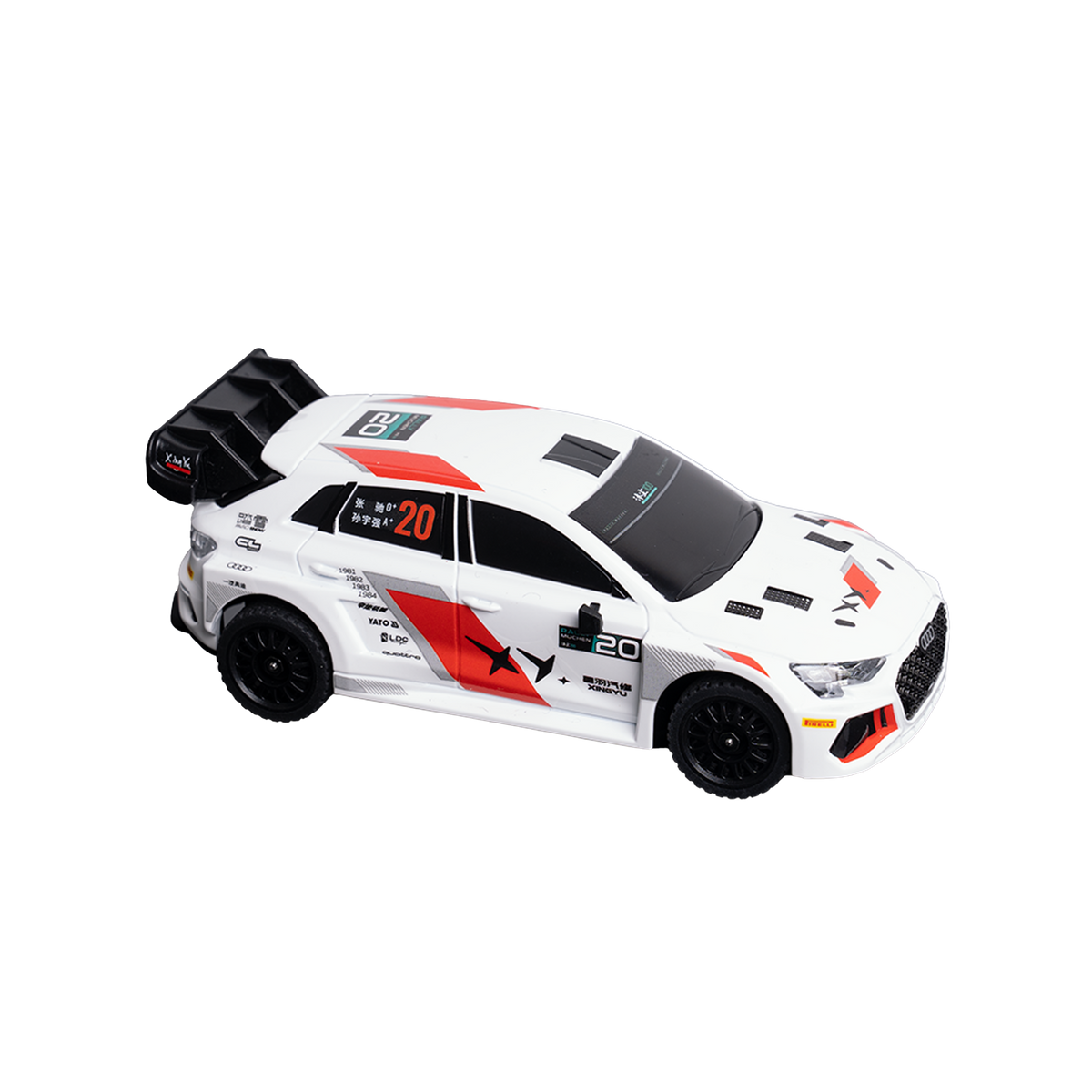 Turbo Racing C90 1:43 Scale Pegasus 3× Audi A3 Dual-IP Collaboration RC Rally Car RTR [DG]