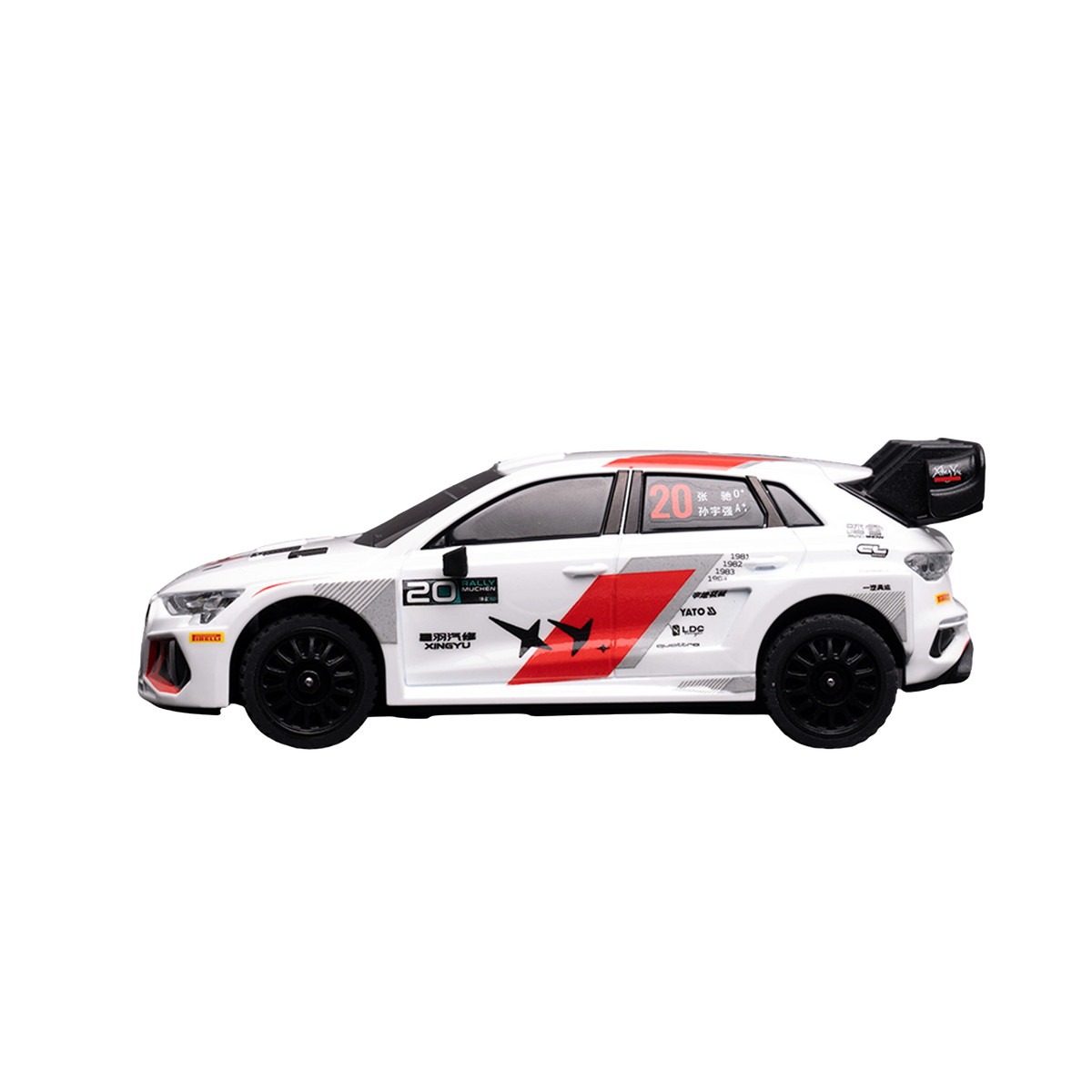 Turbo Racing C90 1:43 Scale Pegasus 3× Audi A3 Dual-IP Collaboration RC Rally Car RTR [DG]