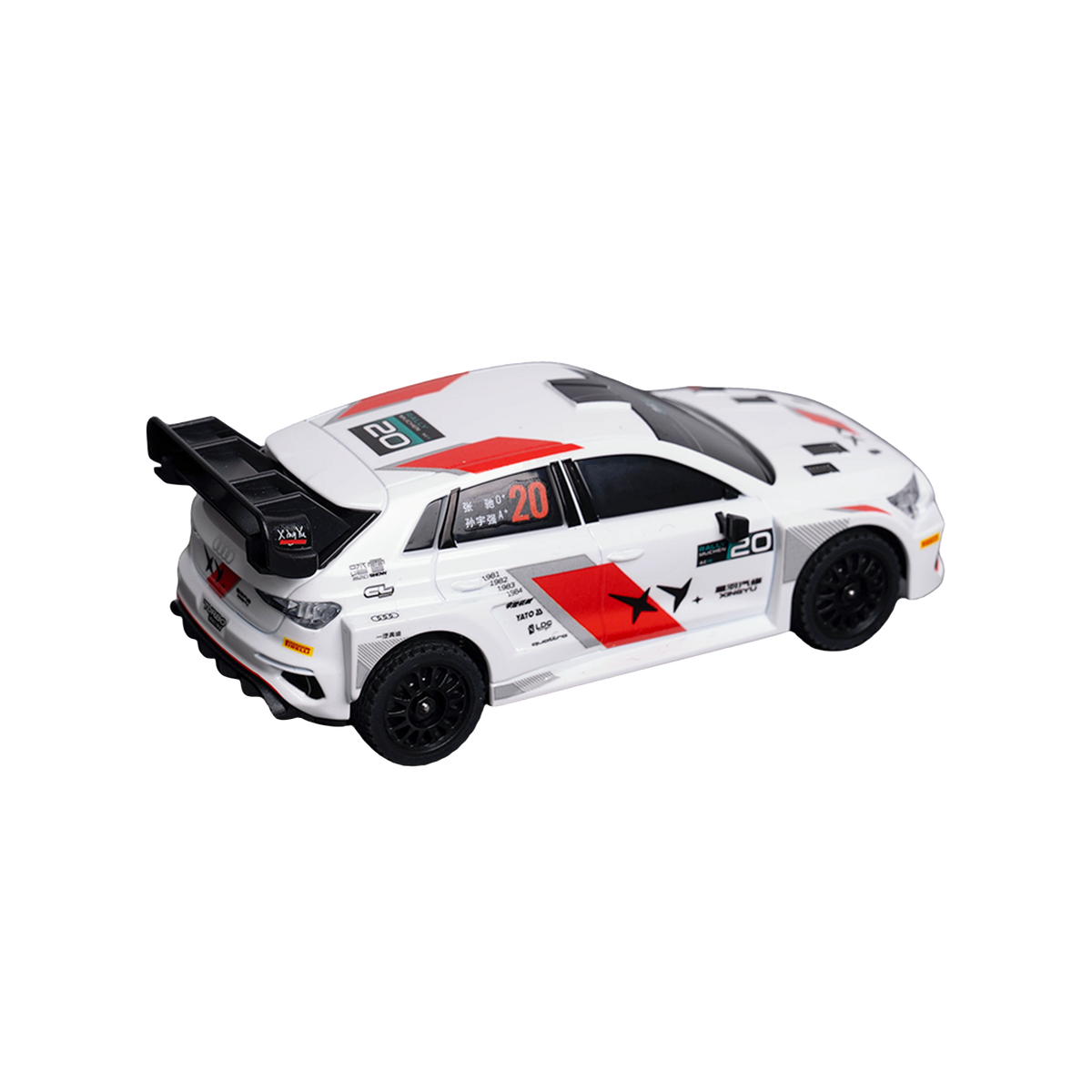 Turbo Racing C90 1:43 Scale Pegasus 3× Audi A3 Dual-IP Collaboration RC Rally Car RTR [DG]