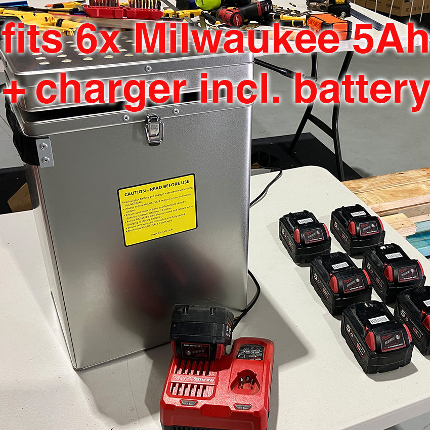 Bat-Safe (XL Size) Li-Po Battery Charging & Storage Safe Box  305x230x445mm