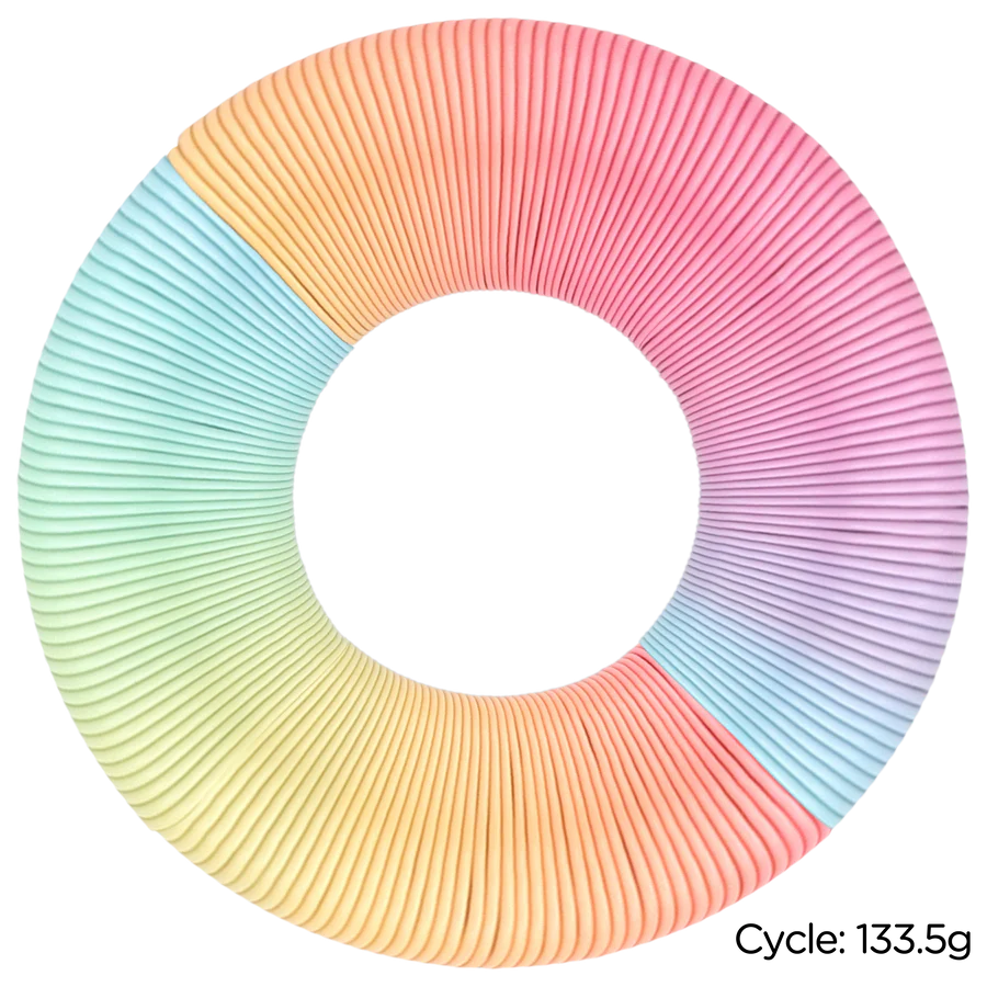 Polymaker Panchroma Gradient Satin Rainbow PLA 1.75mm Filament 1kg