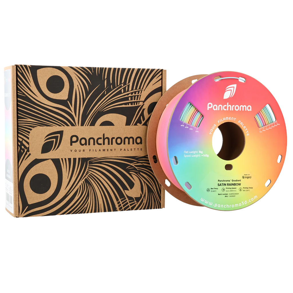 Polymaker Panchroma Gradient Satin Rainbow PLA 1.75mm Filament 1kg