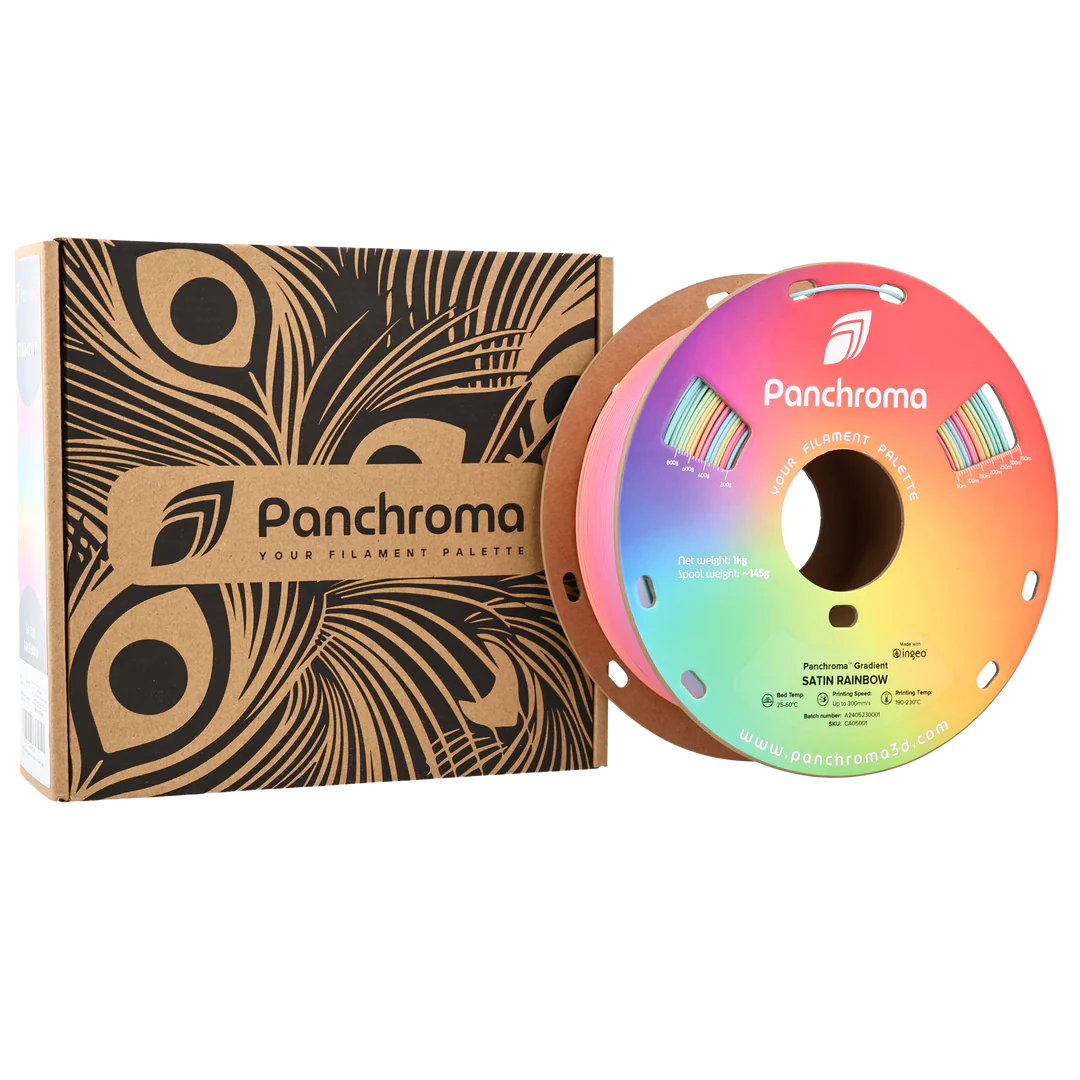 Polymaker Panchroma Gradient Satin Rainbow PLA 1.75mm Filament 1kg