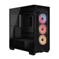 Corsair 3500X LX-R RGB iCUE LINK Mid-Tower PC Case - Black, E-ATX, Side 360mm Rad, Glass Panels, USB-C, RS ARGB Fans, 425mm GPU, iCUE LINK Ready [PC]