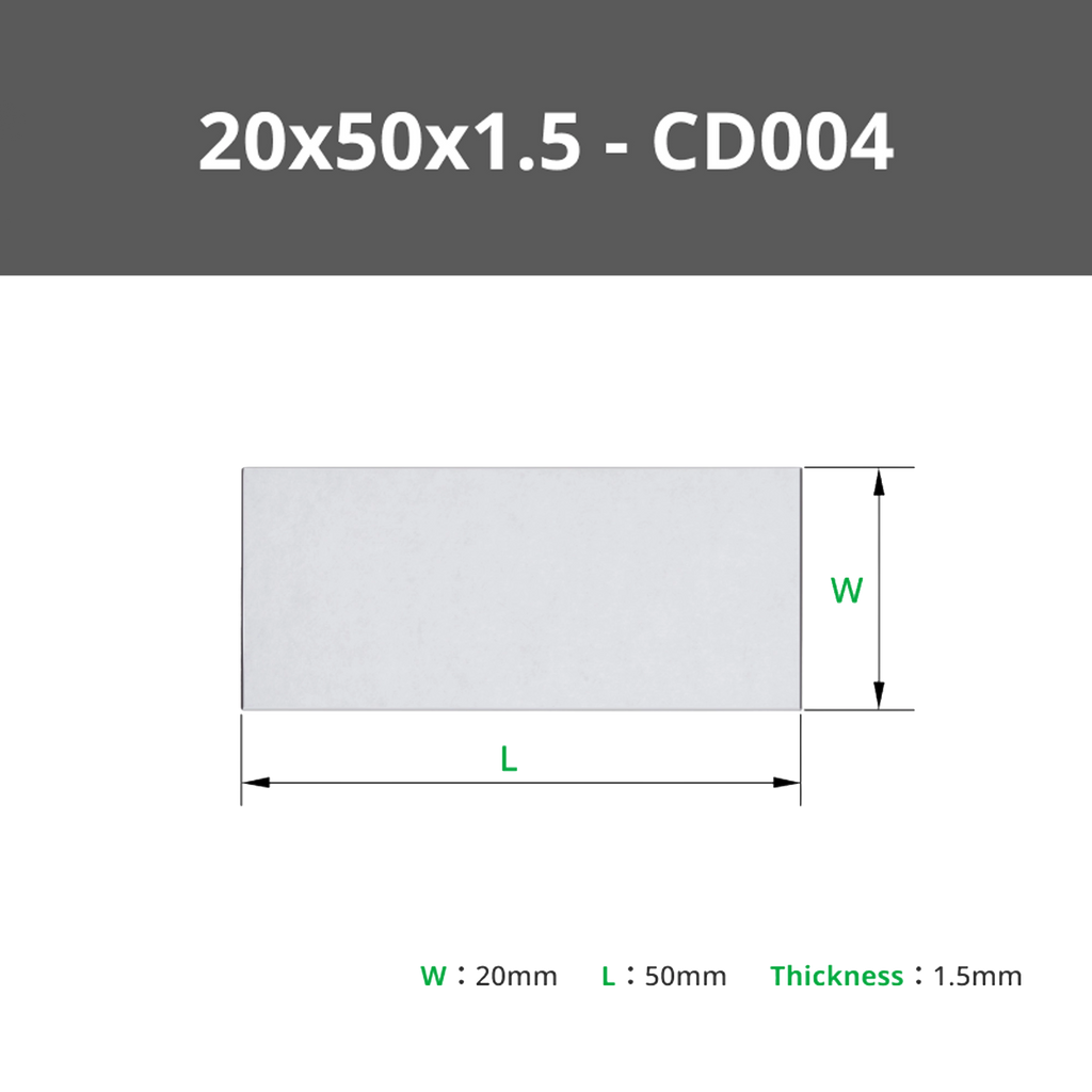 Bambu Lab Rectangular Magnetic Stickers CD004 20pc