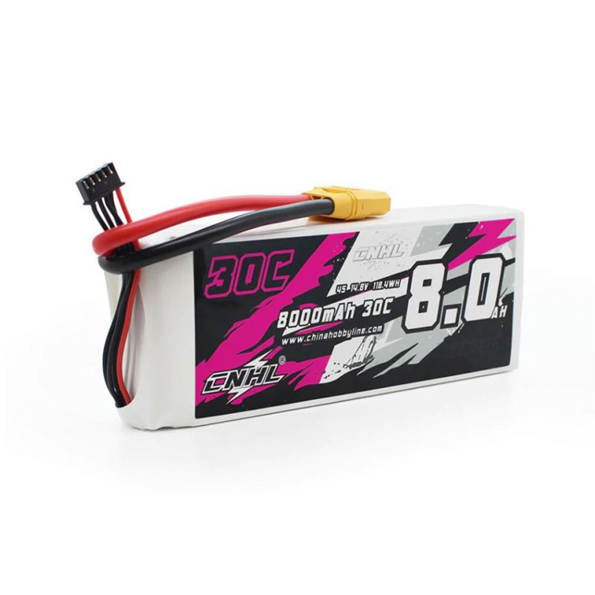 CNHL 8000mAh 14.8V 4S 30C Lipo Battery XT90 [DG]