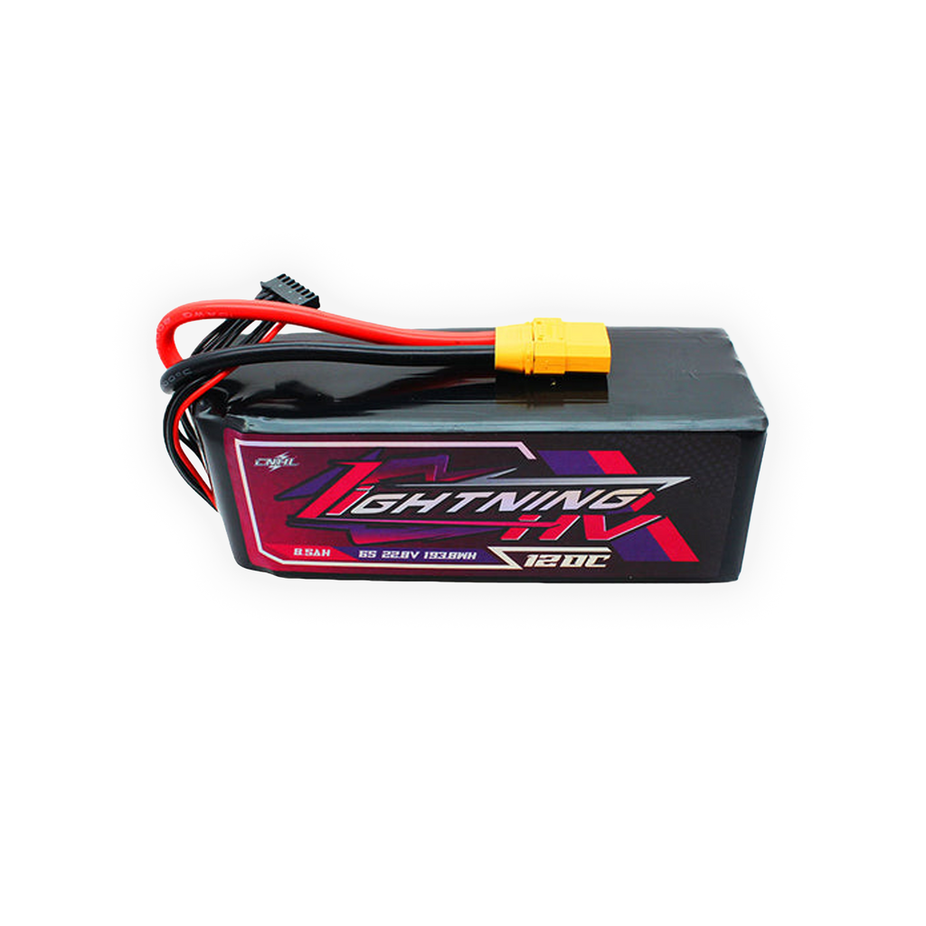 CNHL Lightning LiHV 8500mAh 22.8V 6s 120C HV Lipo Battery XT90 [DG]
