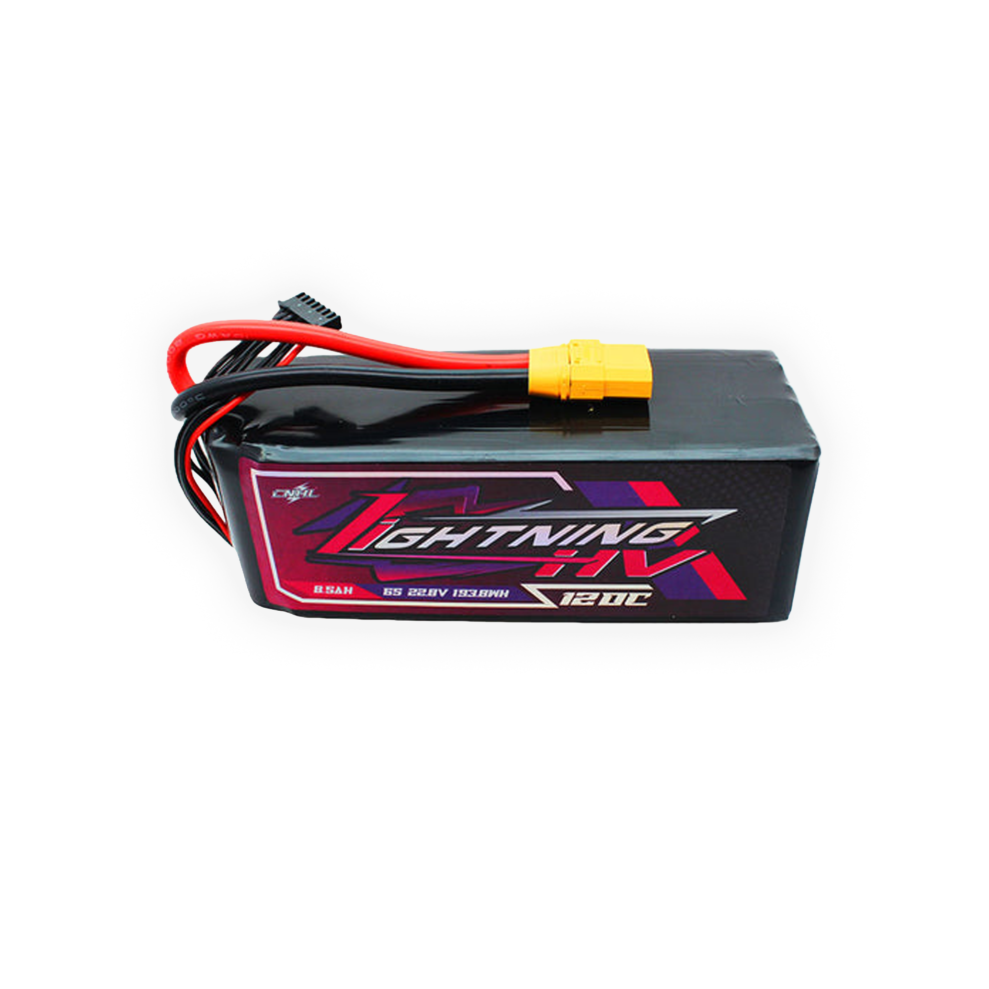 CNHL Lightning LiHV 8500mAh 22.8V 6s 120C HV Lipo Battery XT90 [DG]
