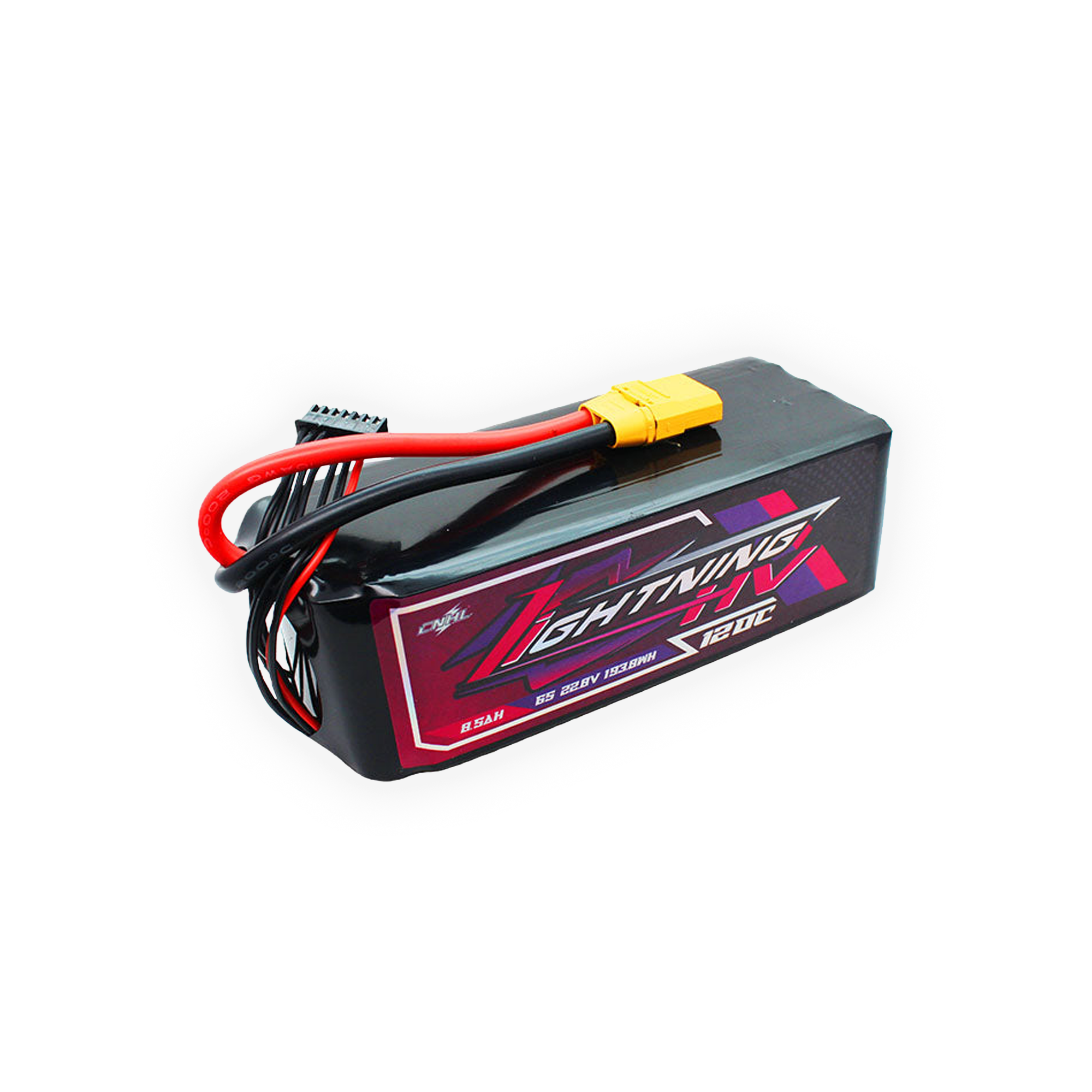 CNHL Lightning LiHV 8500mAh 22.8V 6s 120C HV Lipo Battery XT90 [DG]