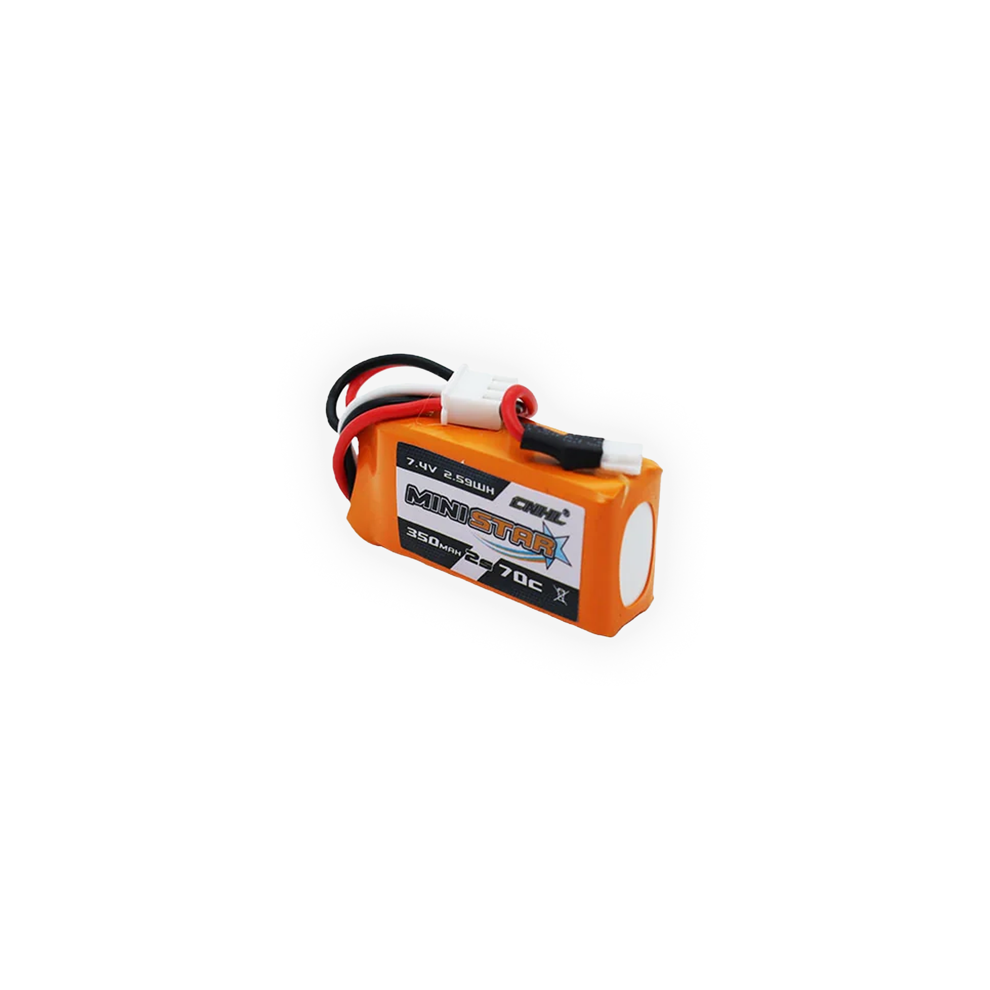 CNHL MiniStar 350mAh 2S 70C for FMS FCX18 & FCX24 Molex Battery [DG]