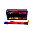 CNHL Racing Series LiHV 4900mAh 7.6V 2S2P 120C HV Shorty Hard Case Lipo Battery EC3 [DG]