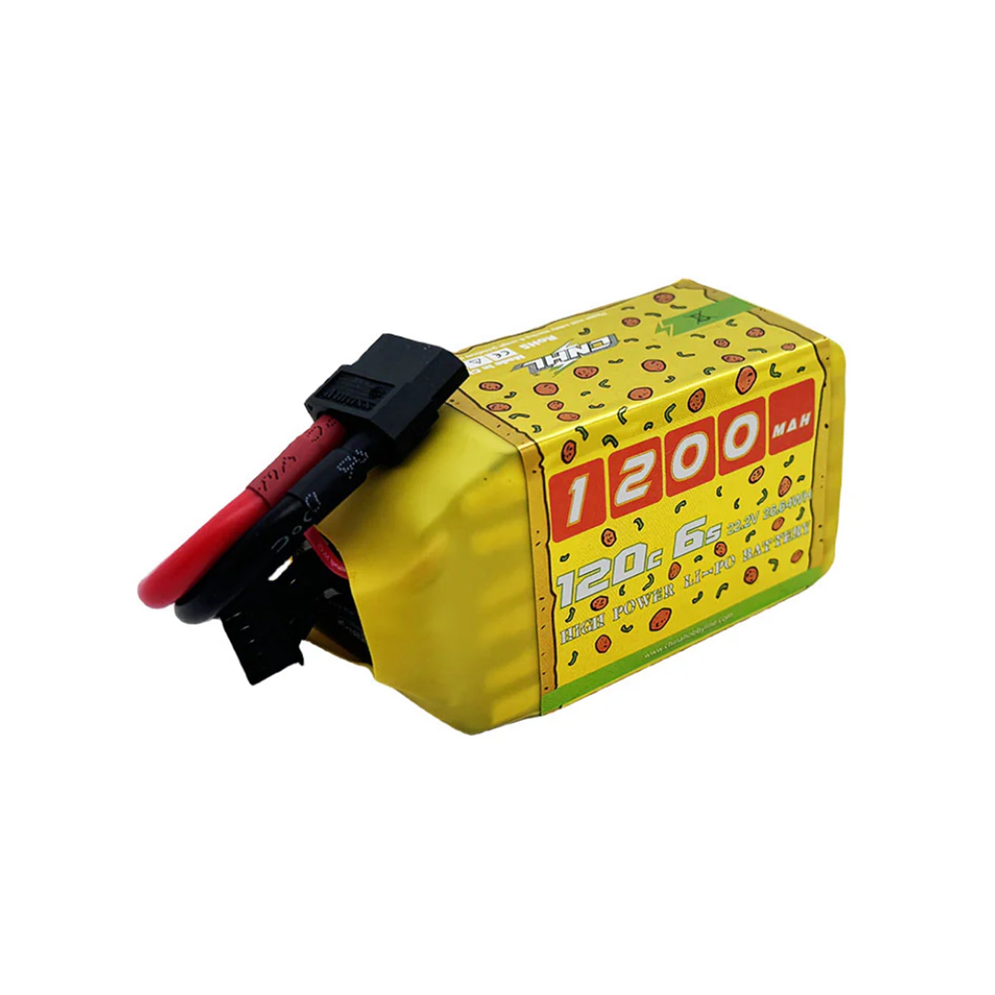 CNHL Speedy Pizza V2.0 1200mAh 22.2V 6S 120C Lipo Battery XT60 [DG]