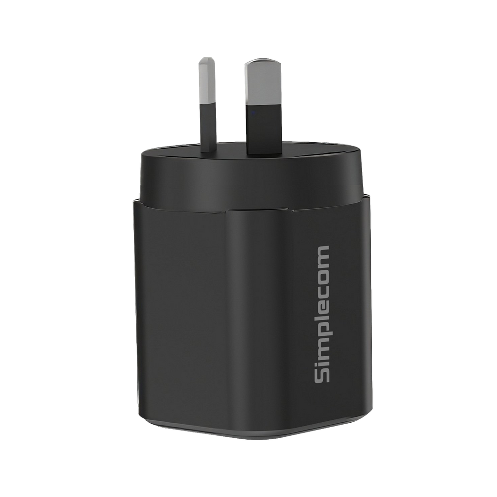 Simplecom CU235 Dual Port PD 35W Fast Wall Charger USB-C + USB-A