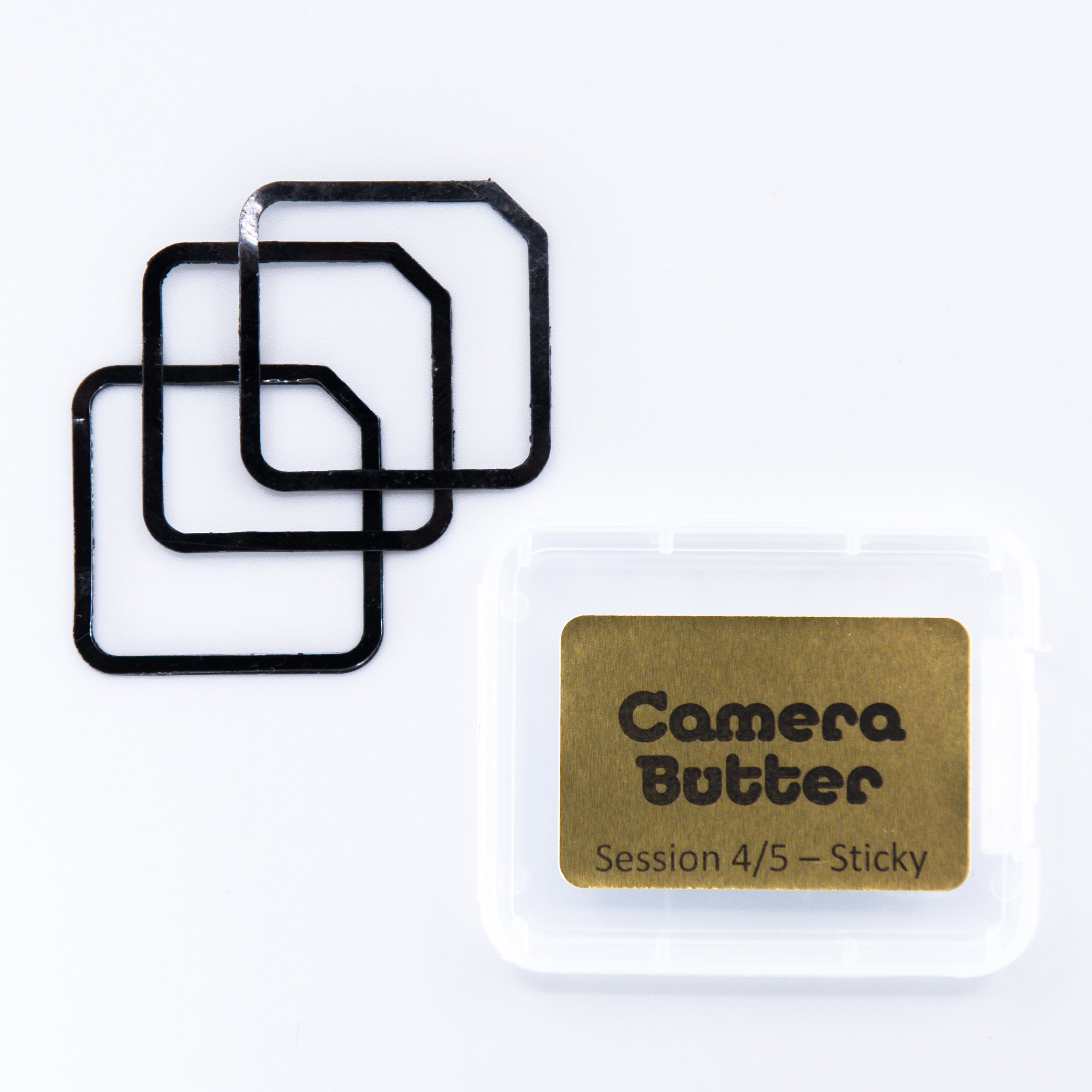 Camera Butter Replacement Adhesive ND Filters and Lens Shields [3-PACK]