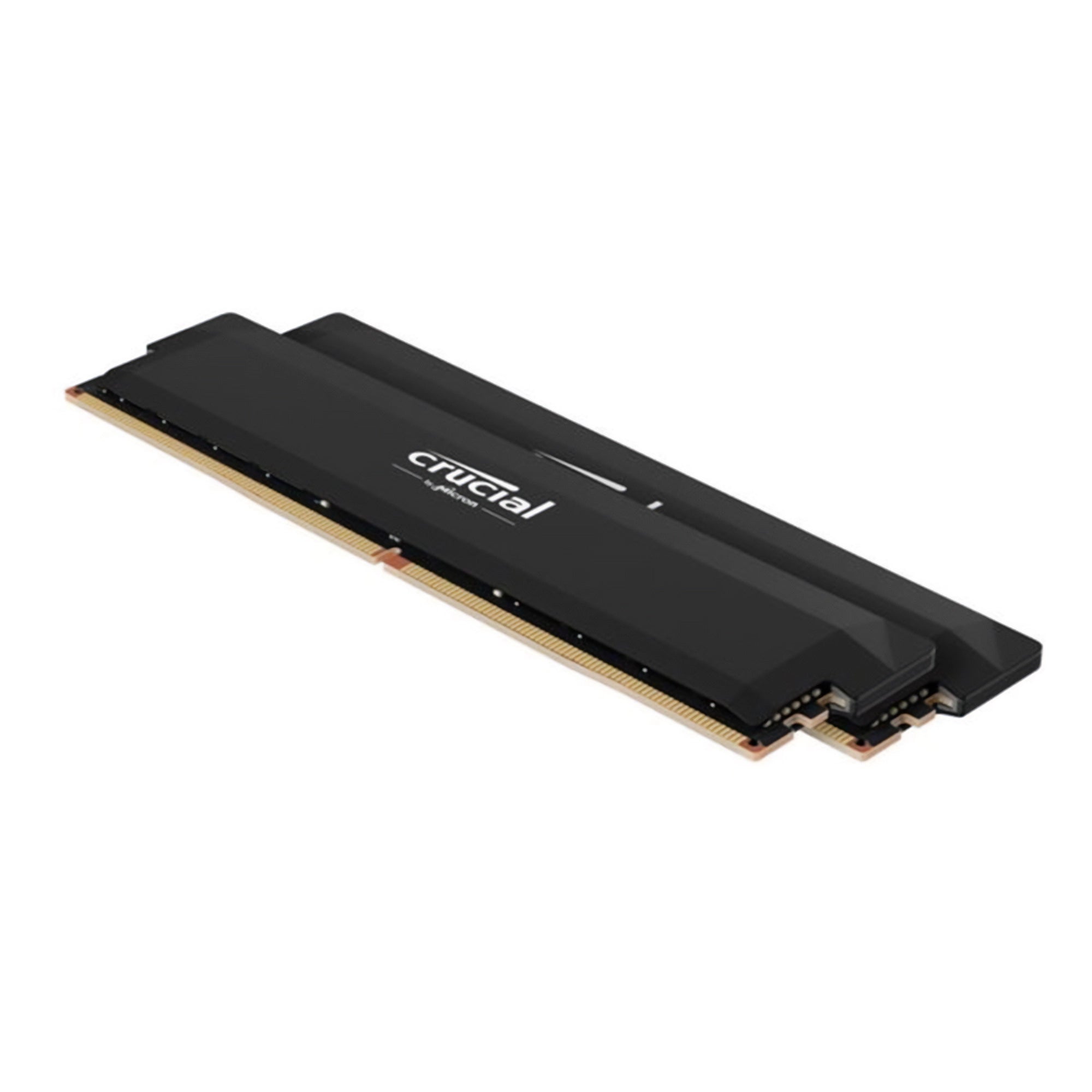 Crucial Pro 32GB (2x16GB) DDR5 UDIMM 6400MHz CL38 Black Heat Spreader Support Intel XMP AMD Ryzen Desktop PC Gaming Memory CP2K16G64C38U5B [PC]