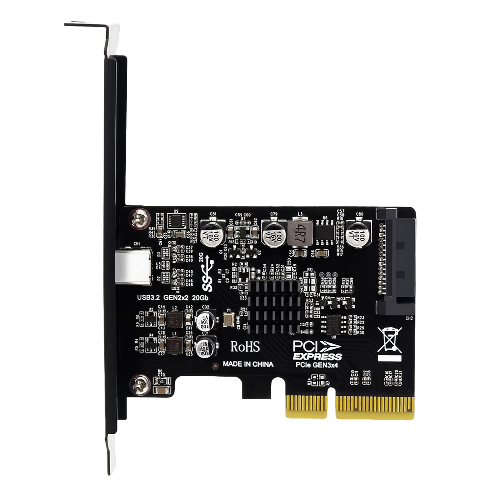 Simplecom EC318V2 PCI-e x4 to USB 3.2 Gen2x2 20Gbps USB-C Expansion Card [PC]