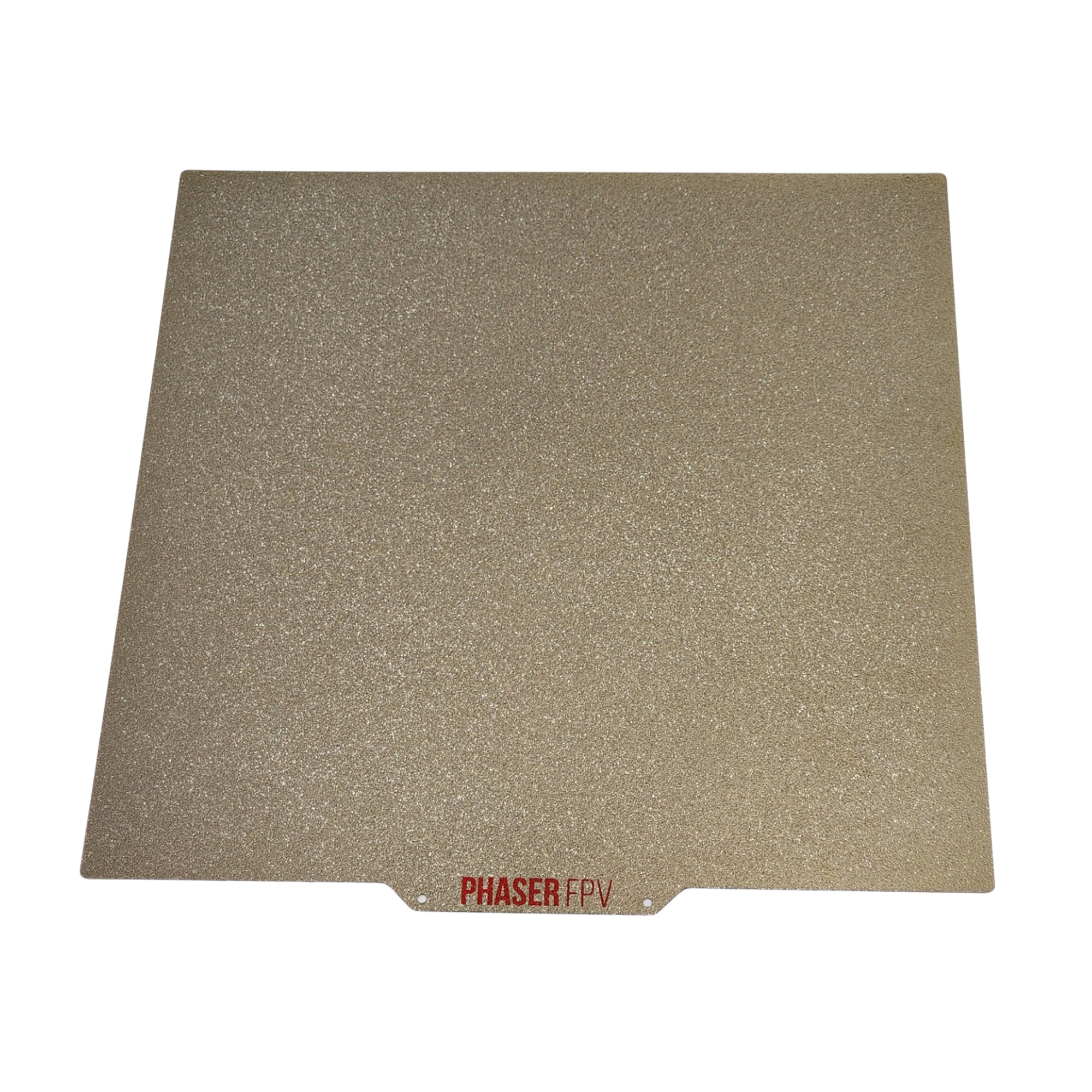 Energetic 508x508mm DOUBLE SIDED Smooth PEI/Textured Gold Spring Steel Sheet (Suits Ratrig)