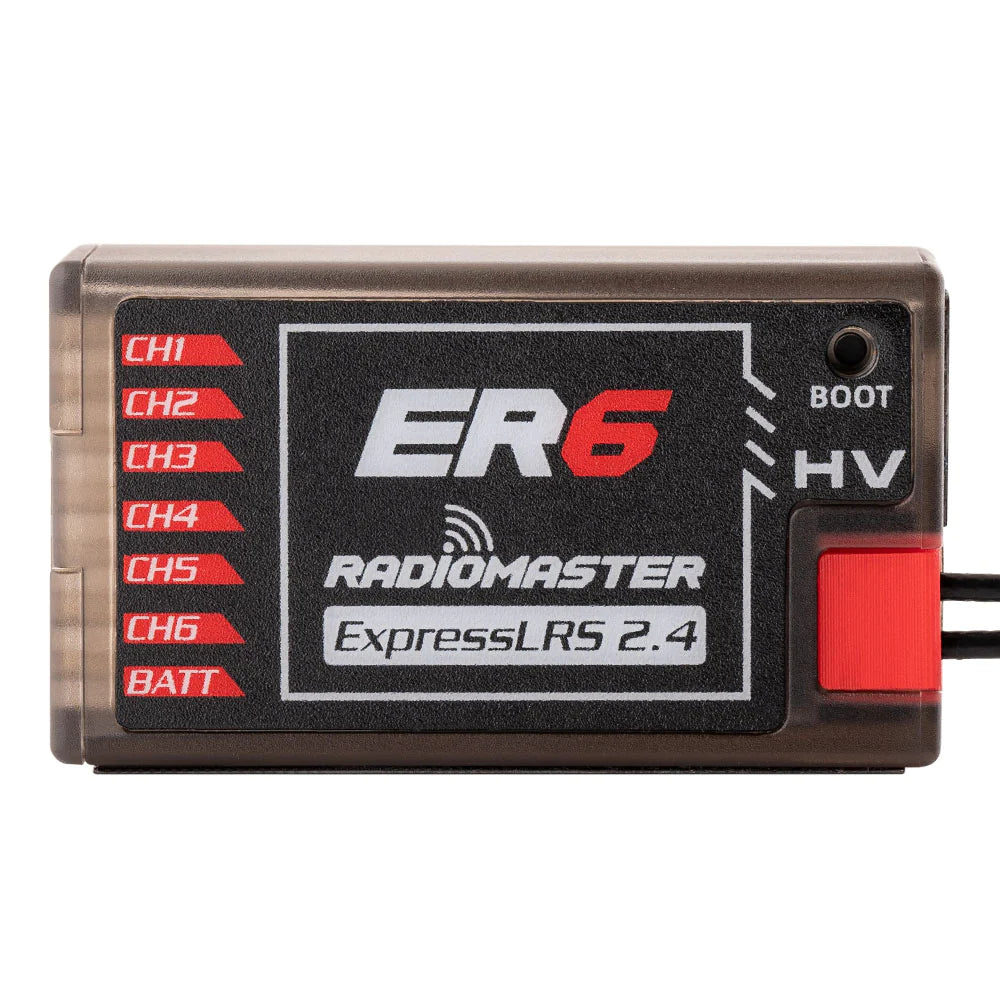 RadioMaster ER6 ELRS PWM Receiver (2.4ghz)
