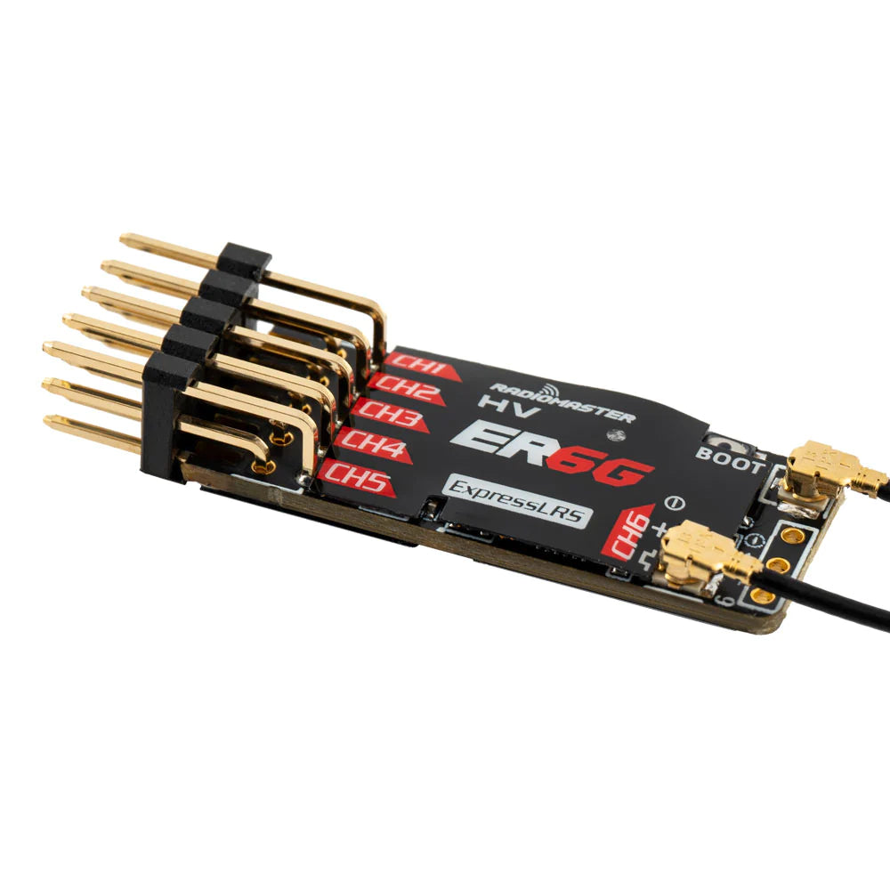 RadioMaster ER6G and ER6GV ExpressLRS PWM Receiver (2.4ghz)