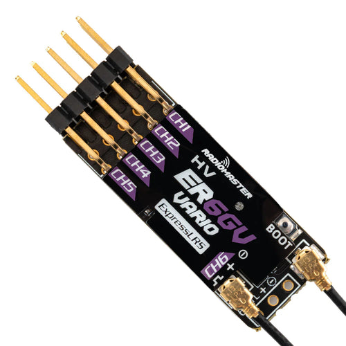 RadioMaster ER6G and ER6GV ExpressLRS PWM Receiver (2.4ghz)