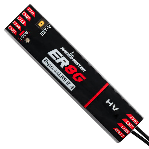 RadioMaster ER8G & ER8GV ELRS PWM Receiver (2.4ghz)