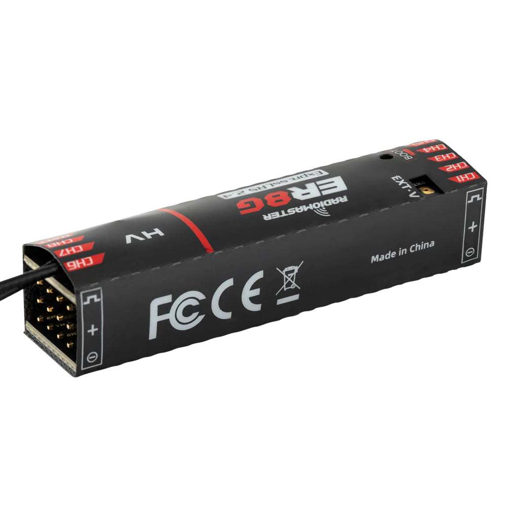 RadioMaster ER8G & ER8GV ELRS PWM Receiver (2.4ghz)