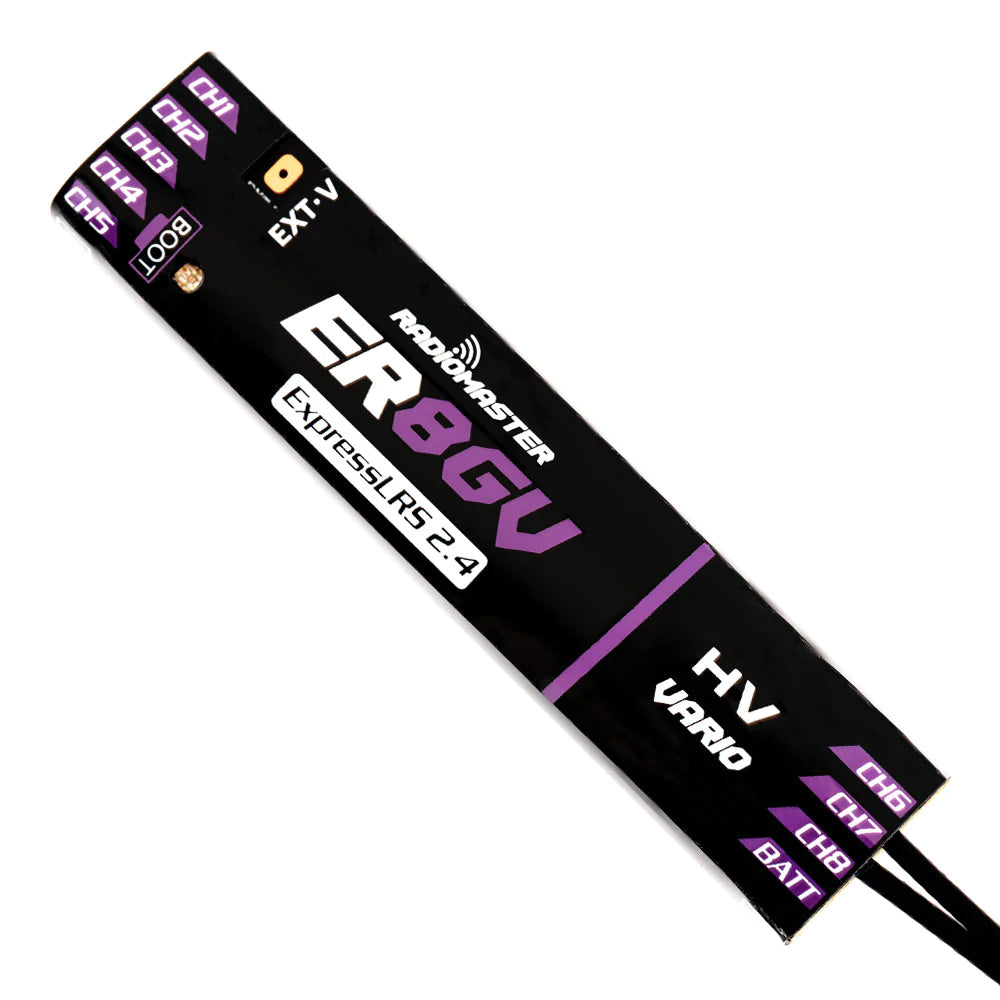 RadioMaster ER8G & ER8GV ELRS PWM Receiver (2.4ghz)