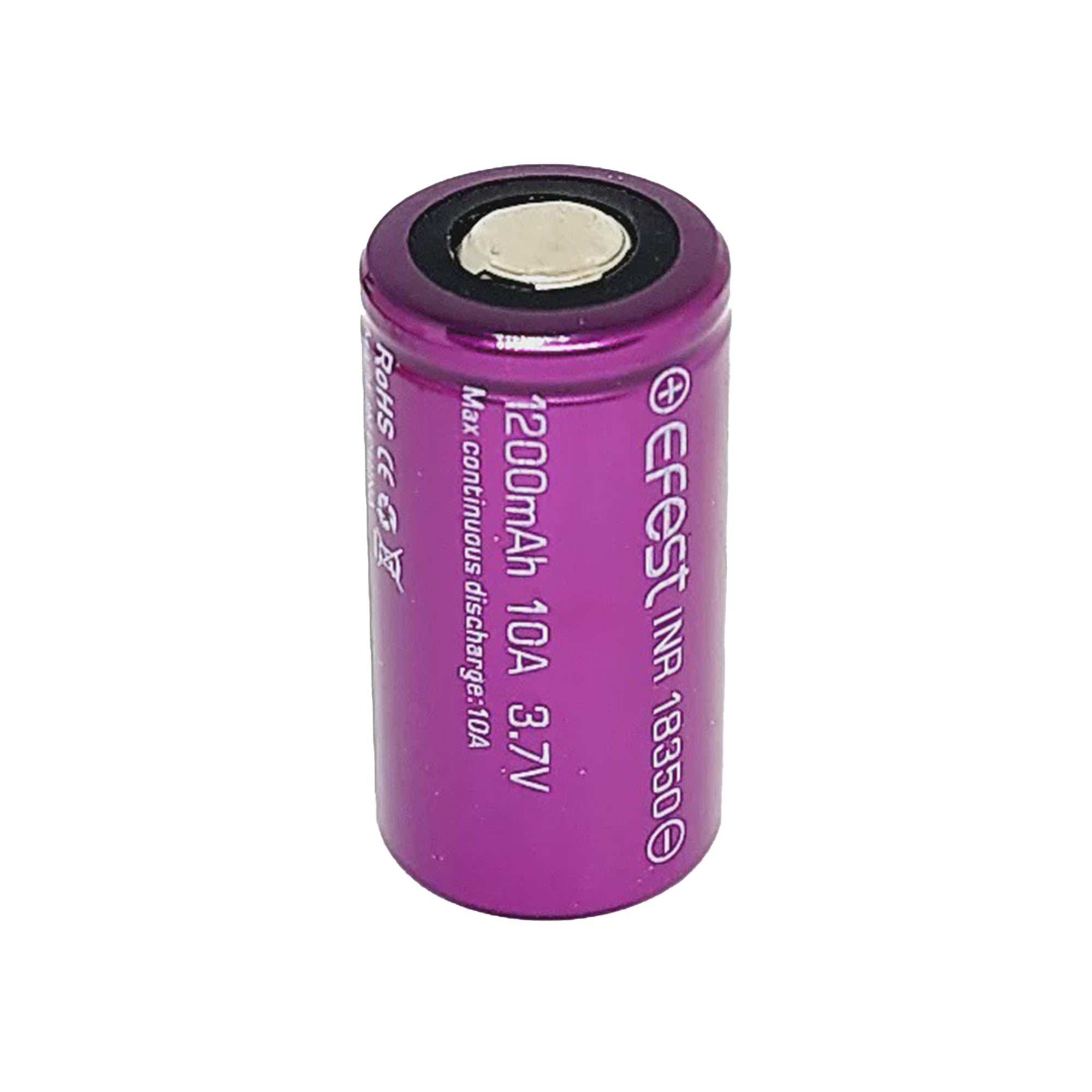 EFEST 18350 1200MAH 3.7V 10A Li-ion Cells for Zorro (2pc) [DG]