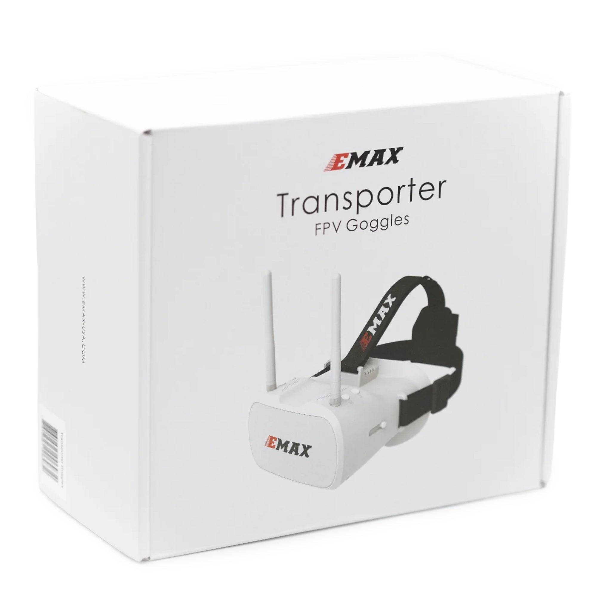 Emax Transporter FPV Goggles 5.8G 48CH Diversity FPV Goggles 4.3 Inches 480*320 Video Headset With Dual Antennas 4.2V 1800mAh Battery For RC Drone