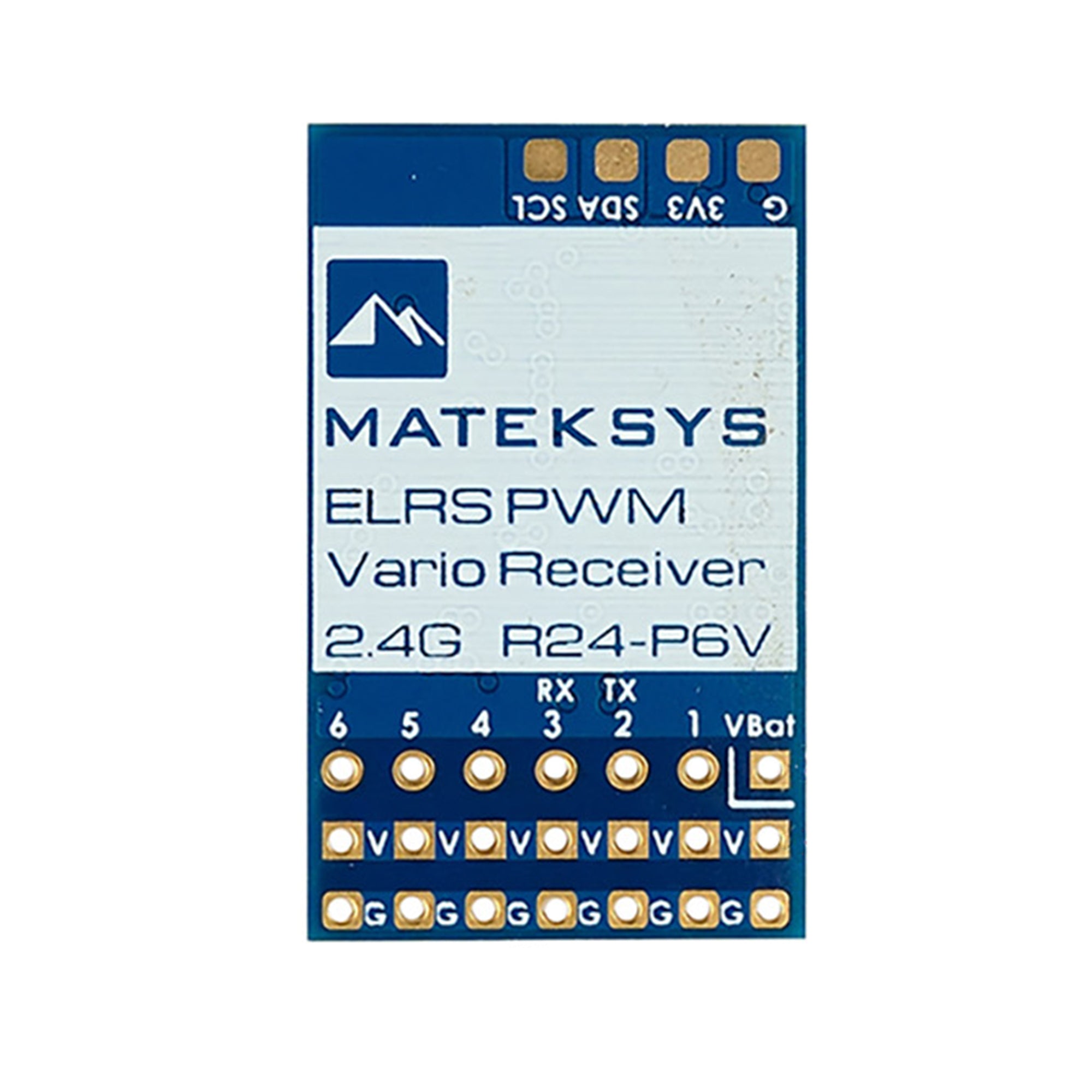 Matek ExpressLRS 2.4GHz PWM Vario Receiver ELRS-R24-P6V (2.4ghz)