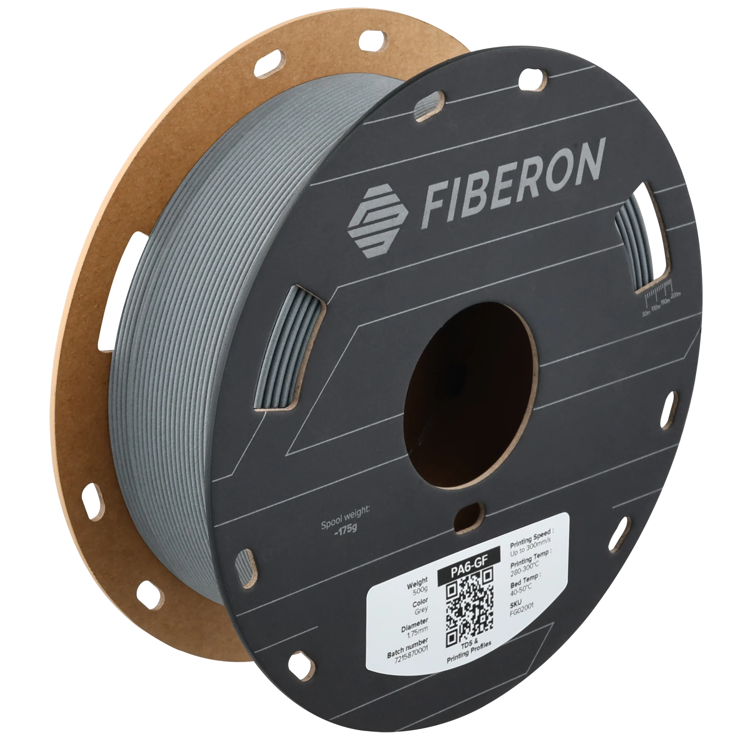 Polymaker Fiberon PA6-GF25 Nylon Glass Fibre 1.75mm Filament 500g (Previously Polymide)