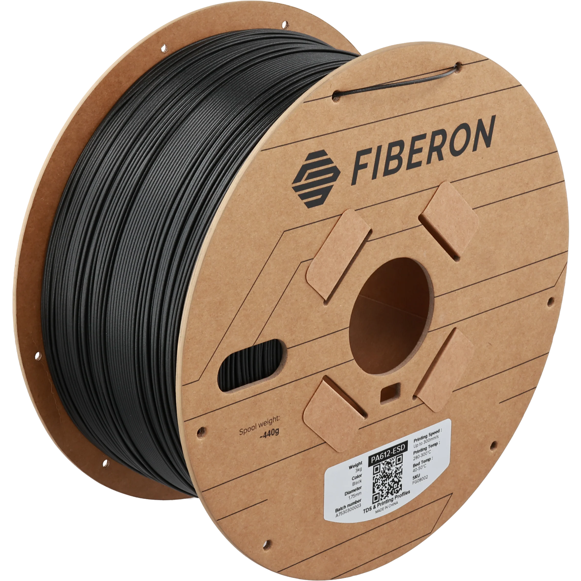 Polymaker Fiberon PA612-ESD (Static Dissipative) 1.75mm Filament 3kg
