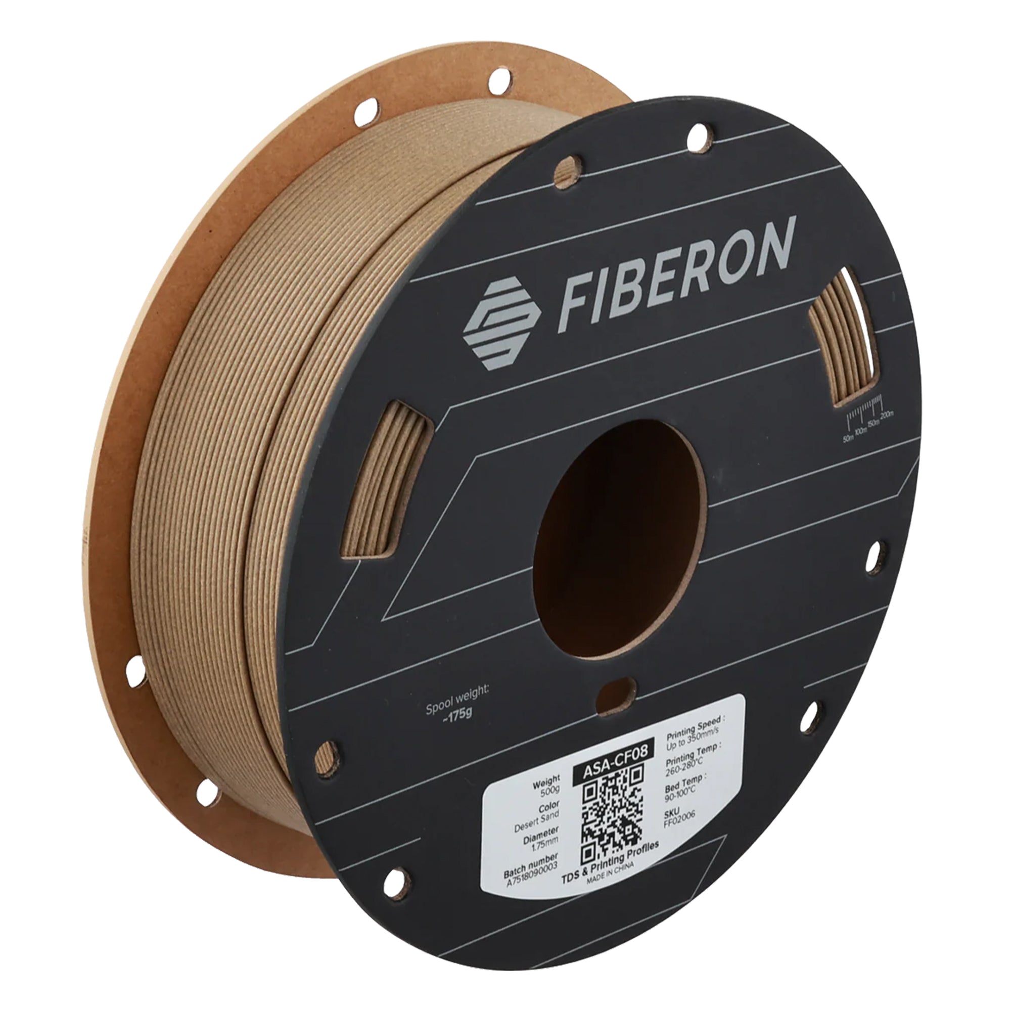 Polymaker Fiberon ASA-CF08 1.75mm Filament 500g