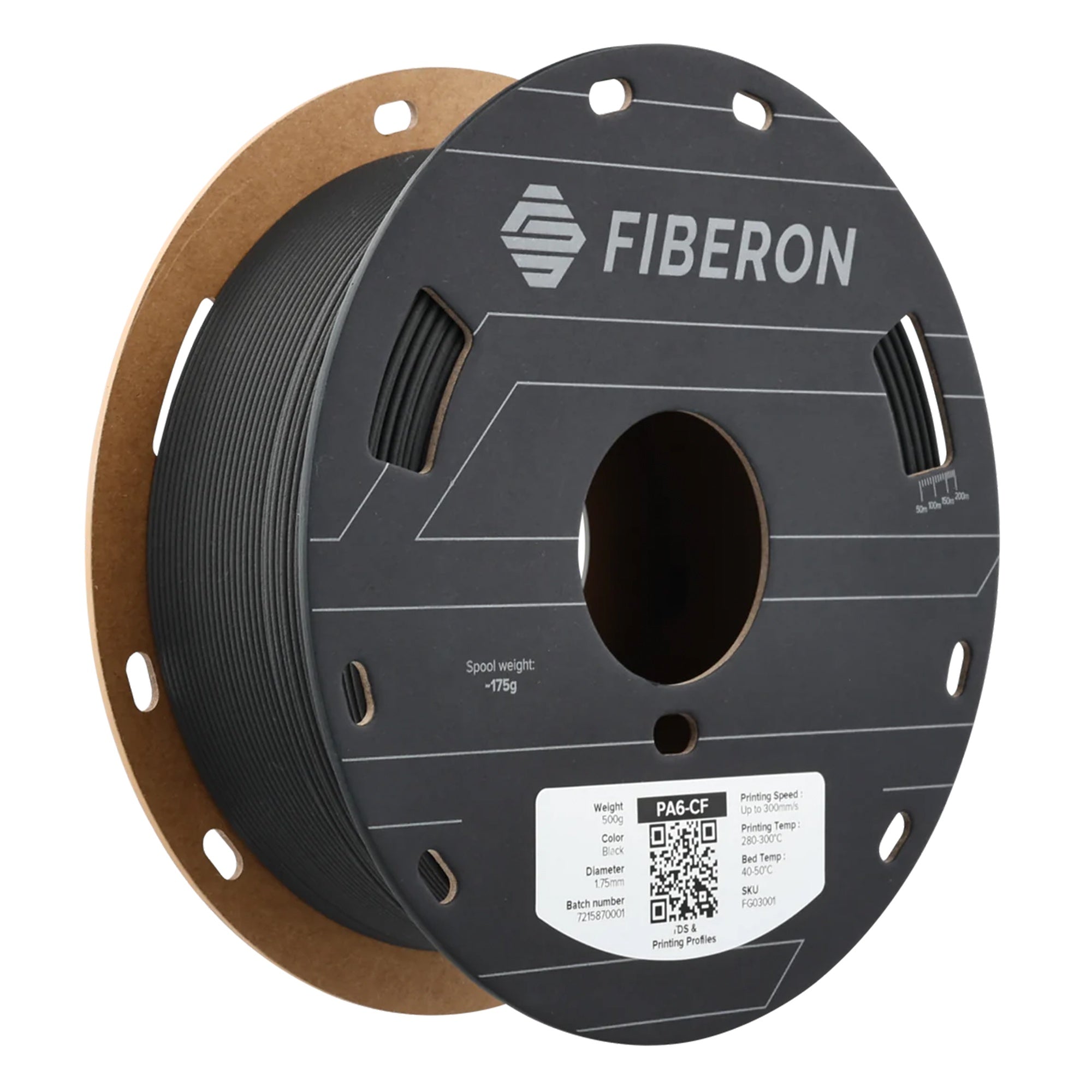 Polymaker Fiberon PA6-CF20 1.75 Filament 500g (Formerly PolyMide™ PA6-CF)