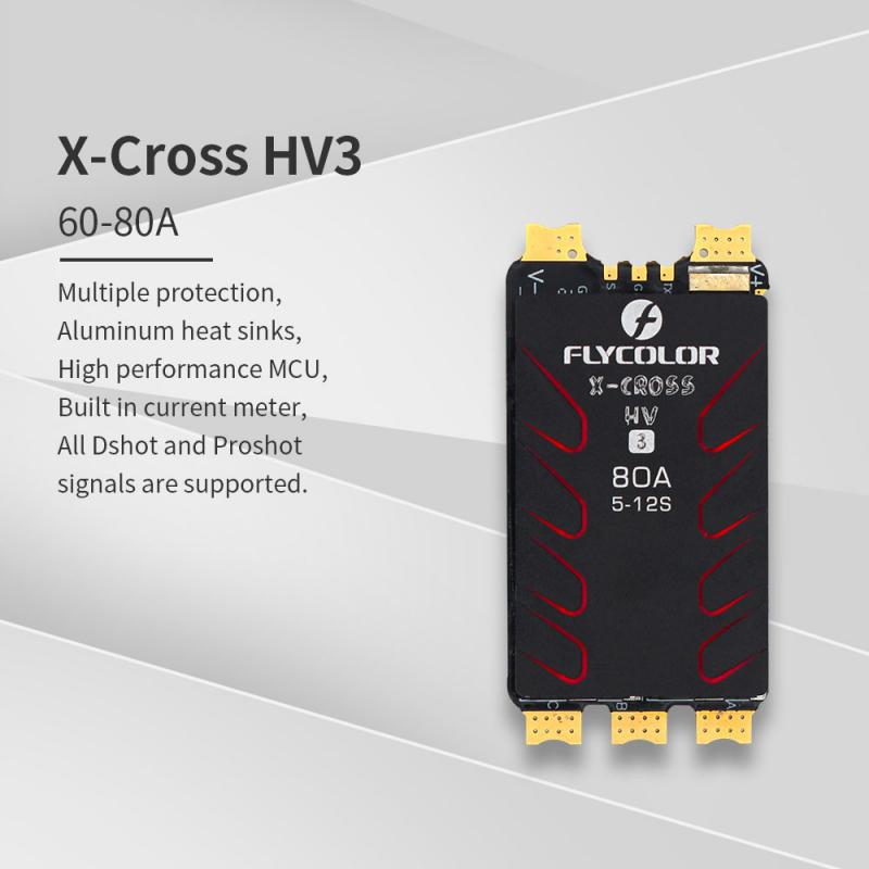 Flycolor X-Cross HV 80A ESC (5-12S) V3