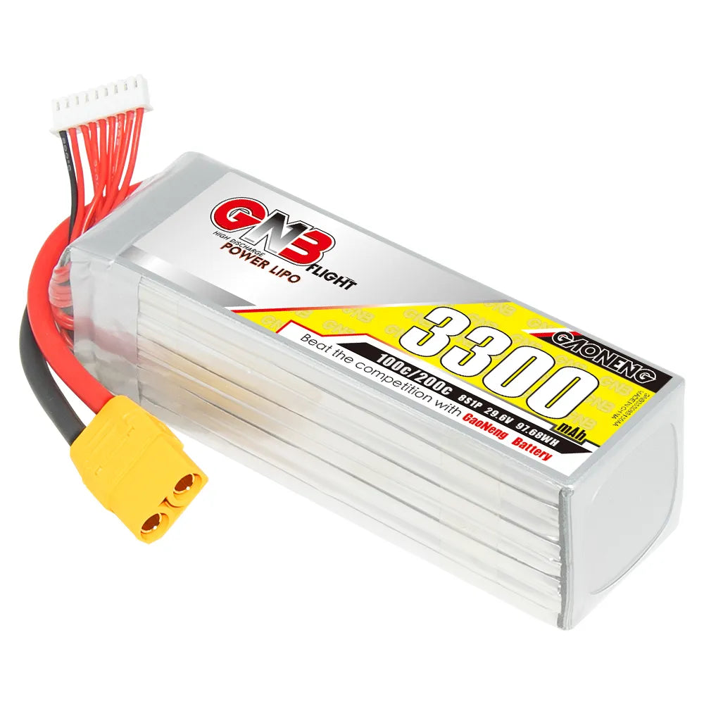 GAONENG GNB 8S 29.6V 3300mAh 100C LiPo Battery XT90 [DG]