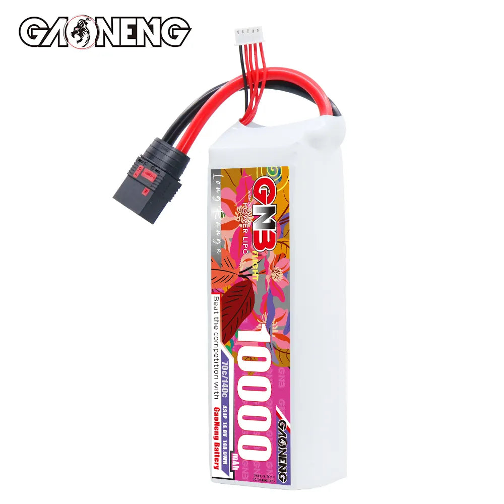 GAONENG GNB 4S1P 14.8V 10000mAh 70C RC LiPo Battery QS8 [DG]