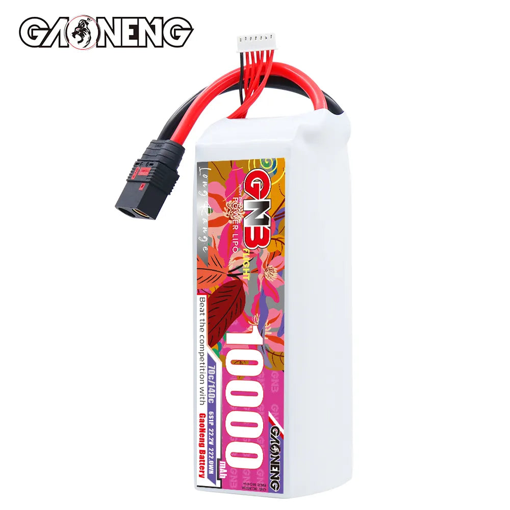 GAONENG GNB 6S1P 22.2V 10000mAh 70C RC LiPo Battery QS8 [DG]