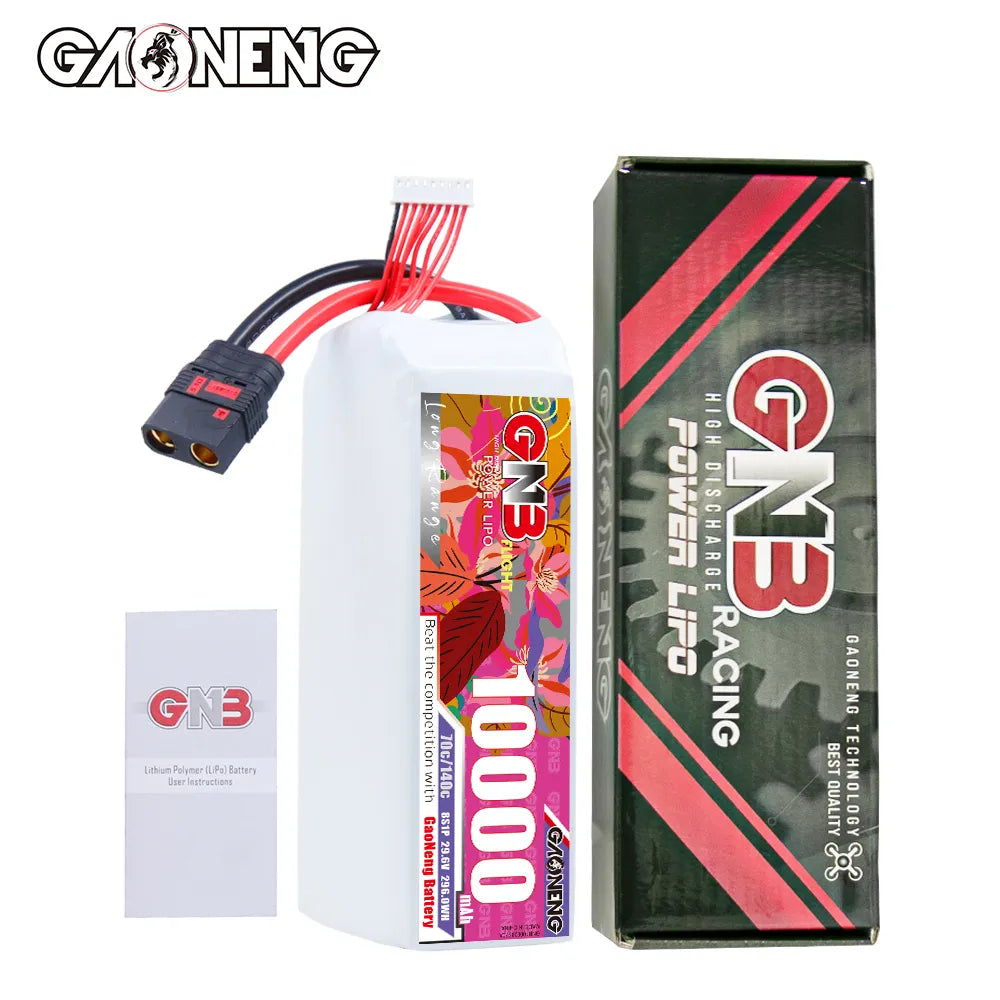 GAONENG GNB 8S1P 29.6V 10000mAh 70C RC LiPo Battery QS8 [DG]