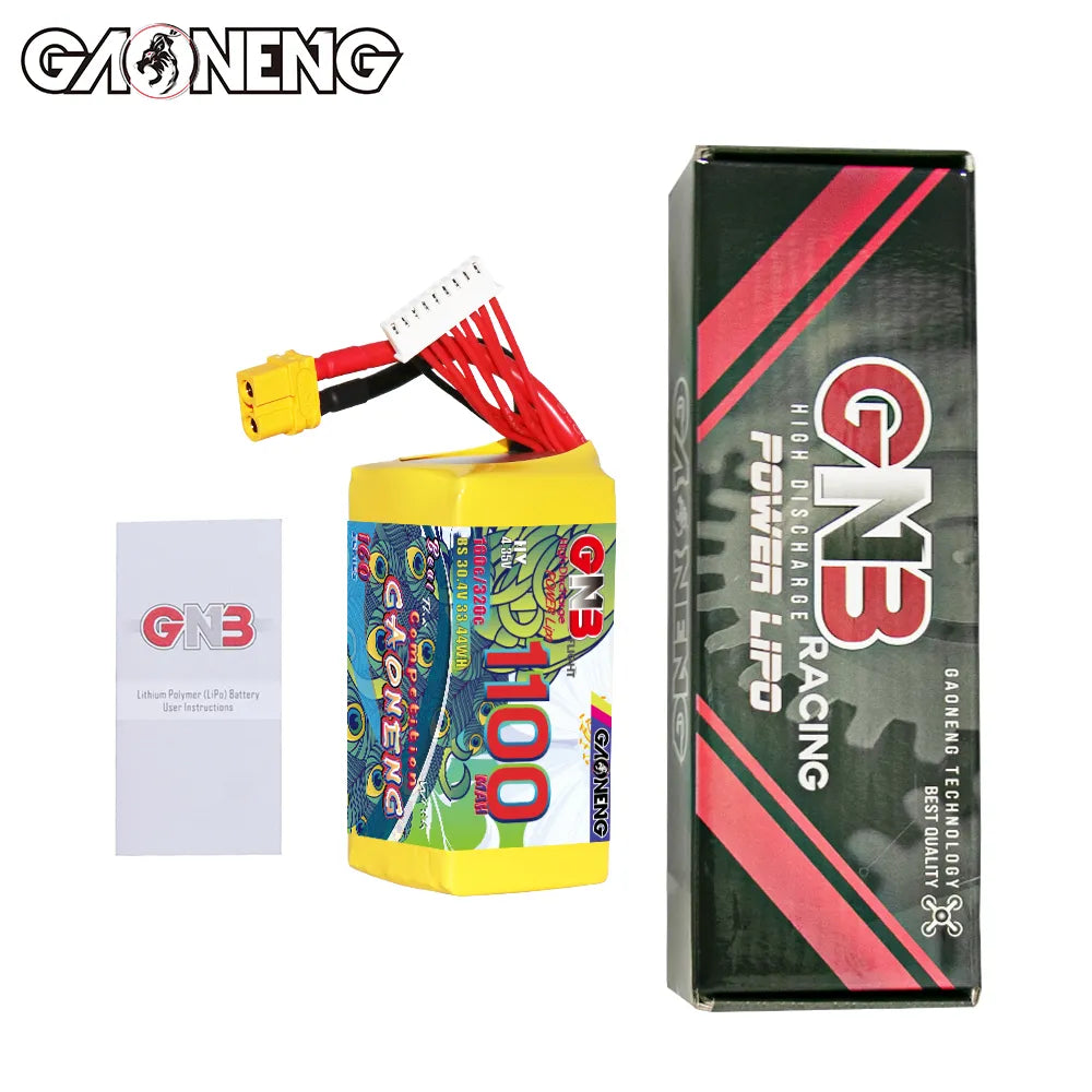 GAONENG GNB LiHV 8S 30.4V 1100mAh 160C XT60 LiPo Battery [DG]