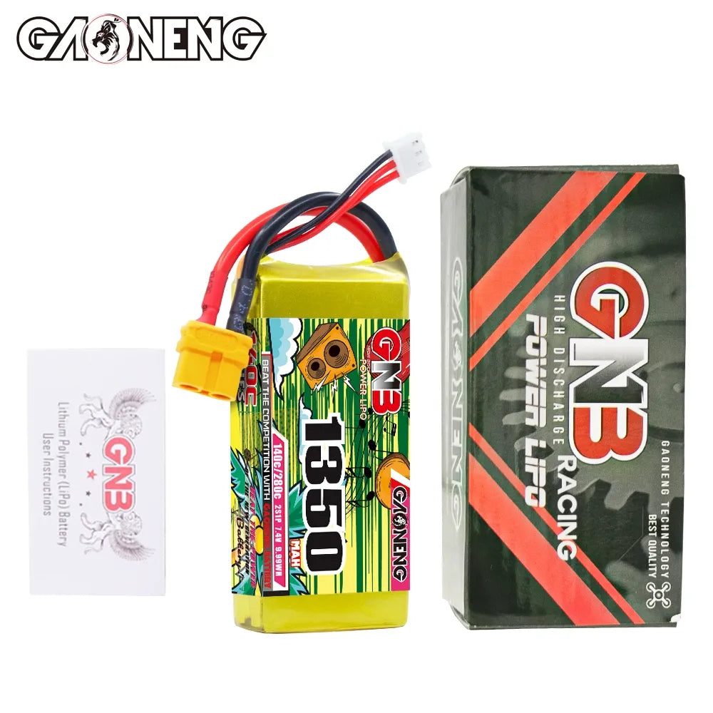 GAONENG GNB 2S 7.4V 1350mAh 140C XT60 LiPo Battery [DG]